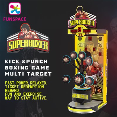 Funspace Arcade Gioco di punzonatura Super Boxer
